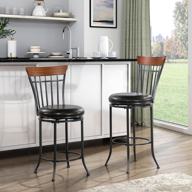 Homelegance Ira 5967-29 Swivel Pub Height Chair IMAGE 7