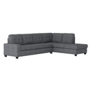 Homelegance Maston 9507DGY*3OT 3 pc Reversible Sectional with Drop-Down Cup Holders and Storage Ottoman IMAGE 2