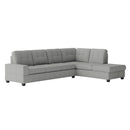 Homelegance Maston 9507GRY*3OT 3 pc Reversible Sectional with Drop-Down Cup Holders and Storage Ottoman IMAGE 2