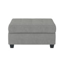 Homelegance Maston 9507GRY*3OT 3 pc Reversible Sectional with Drop-Down Cup Holders and Storage Ottoman IMAGE 7