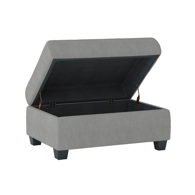 Homelegance Maston 9507GRY*3OT 3 pc Reversible Sectional with Drop-Down Cup Holders and Storage Ottoman IMAGE 8