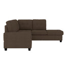 Homelegance Maston 9507CHC*3OT 3 pc Reversible Sectional with Drop-Down Cup Holders and Storage Ottoman IMAGE 4