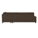 Homelegance Maston 9507CHC*3OT 3 pc Reversible Sectional with Drop-Down Cup Holders and Storage Ottoman IMAGE 5