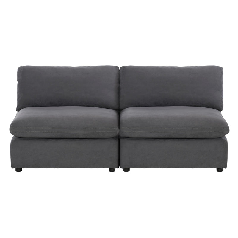 Homelegance Guthrie 9546GY-2AC* Armless Love Seat IMAGE 1