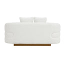 Homelegance Novella 8568WH-2 Love Seat IMAGE 4