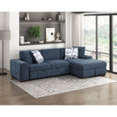Homelegance Raife 9624BU*22LRC 2 pc Sectional with Right Chaise IMAGE 9