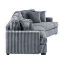Homelegance 9623GY*22LRU 2 pc Sectional with Right Cuddler IMAGE 3