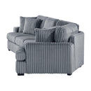 Homelegance 9623GY*22LRU 2 pc Sectional with Right Cuddler IMAGE 4
