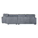 Homelegance 9623GY*22LRU 2 pc Sectional with Right Cuddler IMAGE 5