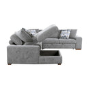 Homelegance Raife 9624GY*5LC2R 5 pc Sectional with Left Chaise and Storage Ottoman IMAGE 6