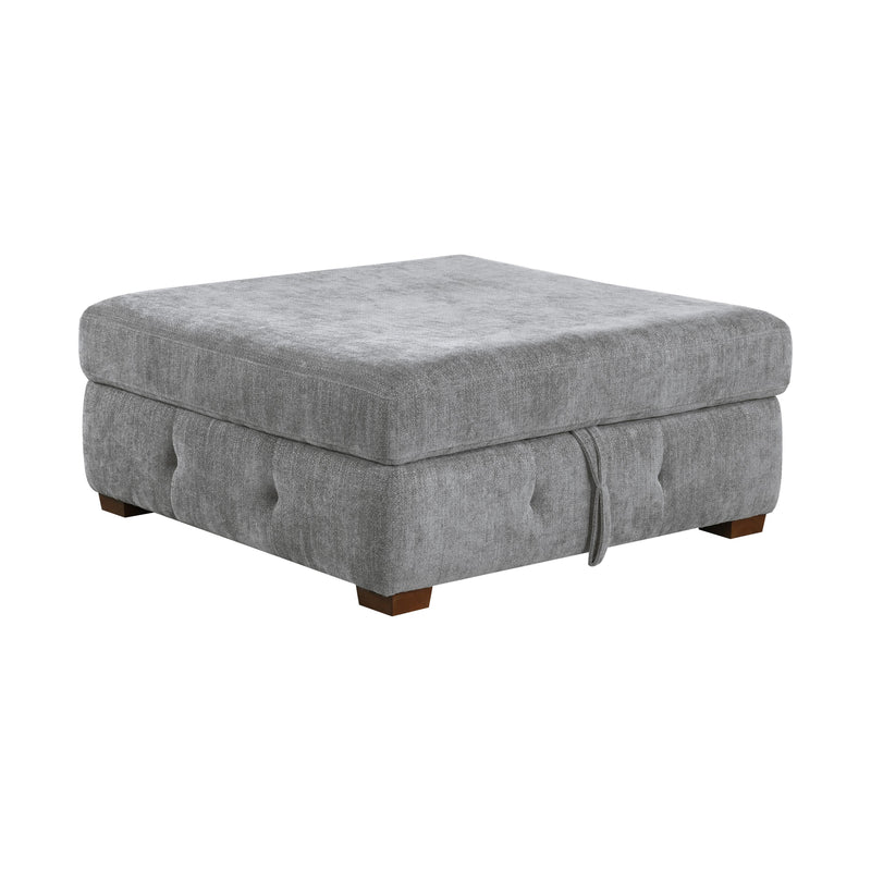 Homelegance Raife 9624GY*5LC2R 5 pc Sectional with Left Chaise and Storage Ottoman IMAGE 8