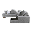 Homelegance Raife 9624GY*52LRC 5 pc Sectional with Right Chaise and Storage Ottoman IMAGE 6
