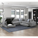 Homelegance Raife 9624GY*42RLC 4 pc Sectional with Left Chaise IMAGE 6