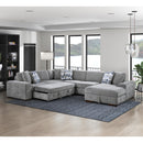 Homelegance Raife 9624GY*42LRC 4 pc Sectional with Right Chaise IMAGE 7