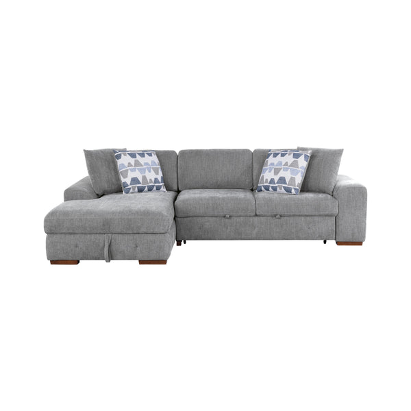 Homelegance Raife 9624GY*2LC2R 2 pc Sectional with Left Chaise IMAGE 1