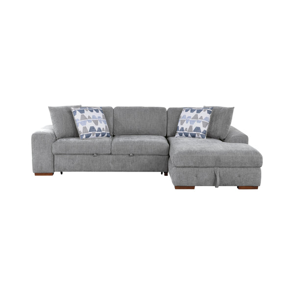 Homelegance Raife 9624GY*22LRC 2 pc Sectional with Right Chaise IMAGE 1
