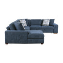 Homelegance Raife 9624BU*5LC2R 5 pc Sectional with Left Chaise and Storage Ottoman IMAGE 4