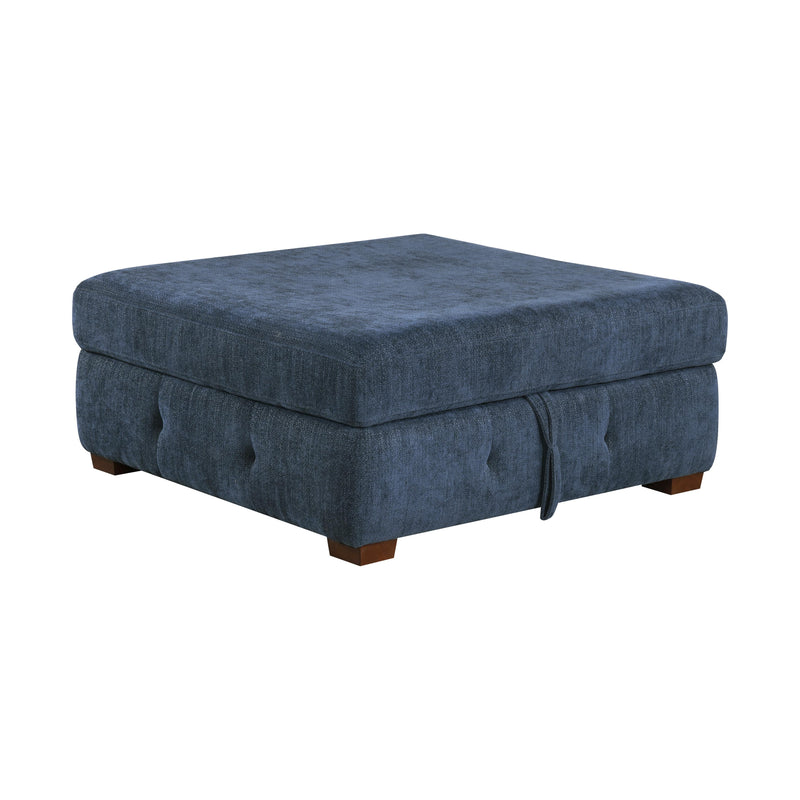Homelegance Raife 9624BU*5LC2R 5 pc Sectional with Left Chaise and Storage Ottoman IMAGE 8