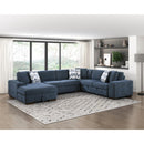 Homelegance Raife 9624BU*42RLC 4 pc Sectional with Left Chaise IMAGE 5