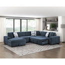 Homelegance Raife 9624BU*42RLC 4 pc Sectional with Left Chaise IMAGE 7