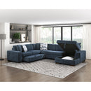 Homelegance Raife 9624BU*42LRC 4 pc Sectional with Right Chaise IMAGE 6