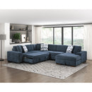 Homelegance Raife 9624BU*42LRC 4 pc Sectional with Right Chaise IMAGE 7