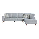 Homelegance Broadway 9644BGY*23L5R 2 pc Sectional with Right Chaise IMAGE 2