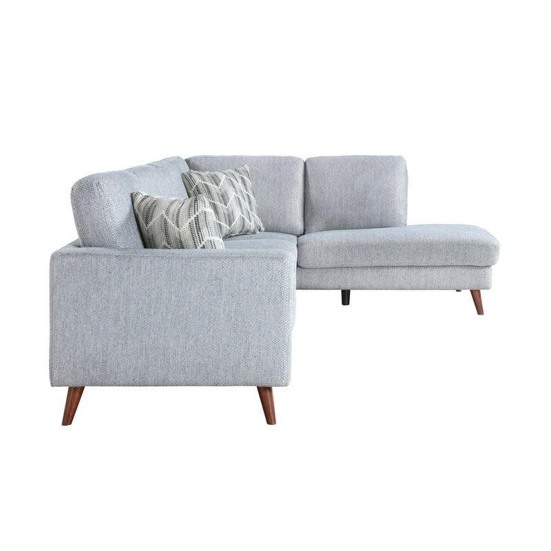 Homelegance Broadway 9644BGY*23L5R 2 pc Sectional with Right Chaise IMAGE 3