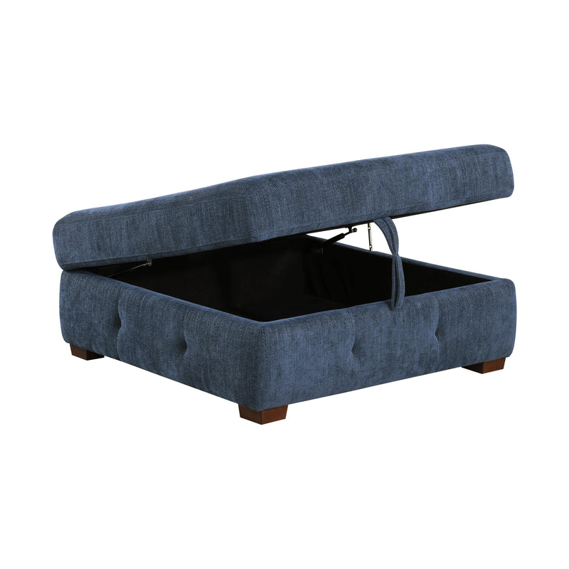 Homelegance Raife 9624BU*32LRC 3 pc Sectional with Right Chaise and Ottoman IMAGE 13