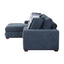Homelegance Raife 9624BU*3LC2R 3 pc Sectional with Left Chaise and Ottoman IMAGE 6