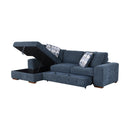 Homelegance Raife 9624BU*3LC2R 3 pc Sectional with Left Chaise and Ottoman IMAGE 8