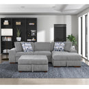 Homelegance Raife 9624GY*32LRC 3 pc Sectional with Right Chaise and Ottoman IMAGE 14