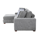 Homelegance Raife 9624GY*3LC2R 3 pc Sectional with Left Chaise and Ottoman IMAGE 6