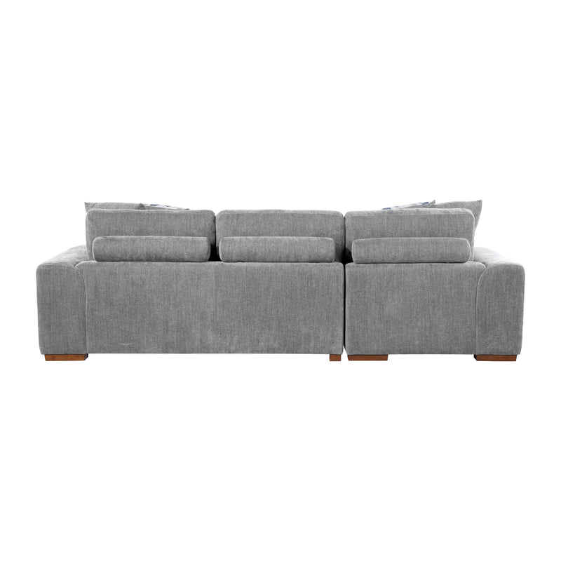 Homelegance Raife 9624GY*3LC2R 3 pc Sectional with Left Chaise and Ottoman IMAGE 7