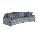 Homelegance 9623GY*2LU2R 2 pc Sectional with Left Cuddler IMAGE 2
