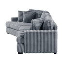 Homelegance 9623GY*2LU2R 2 pc Sectional with Left Cuddler IMAGE 4