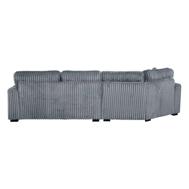 Homelegance 9623GY*2LU2R 2 pc Sectional with Left Cuddler IMAGE 5