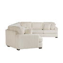 Homelegance 9623BE*4LU2R 4 pc Sectional with Left Cuddler IMAGE 3
