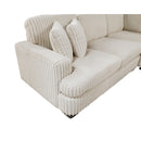 Homelegance 9623BE*4LU2R 4 pc Sectional with Left Cuddler IMAGE 5