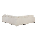 Homelegance 9623BE*42LRU 4 pc Sectional with Right Cuddler IMAGE 4