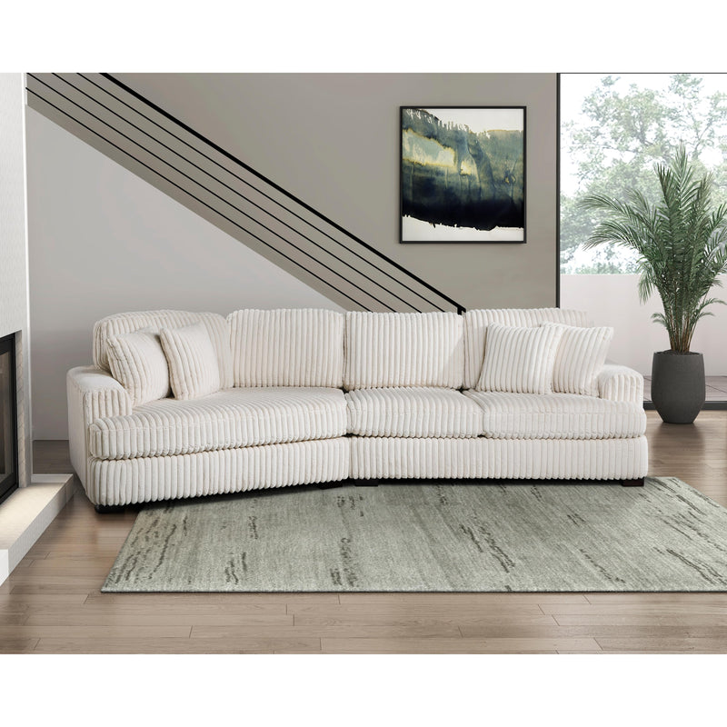 Homelegance 9623BE*2LU2R 2 pc Sectional with Left Cuddler IMAGE 11