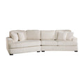 Homelegance 9623BE*2LU2R 2 pc Sectional with Left Cuddler IMAGE 1