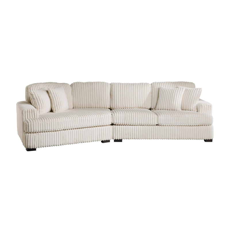 Homelegance 9623BE*2LU2R 2 pc Sectional with Left Cuddler IMAGE 1