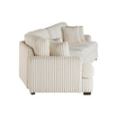 Homelegance 9623BE*2LU2R 2 pc Sectional with Left Cuddler IMAGE 3