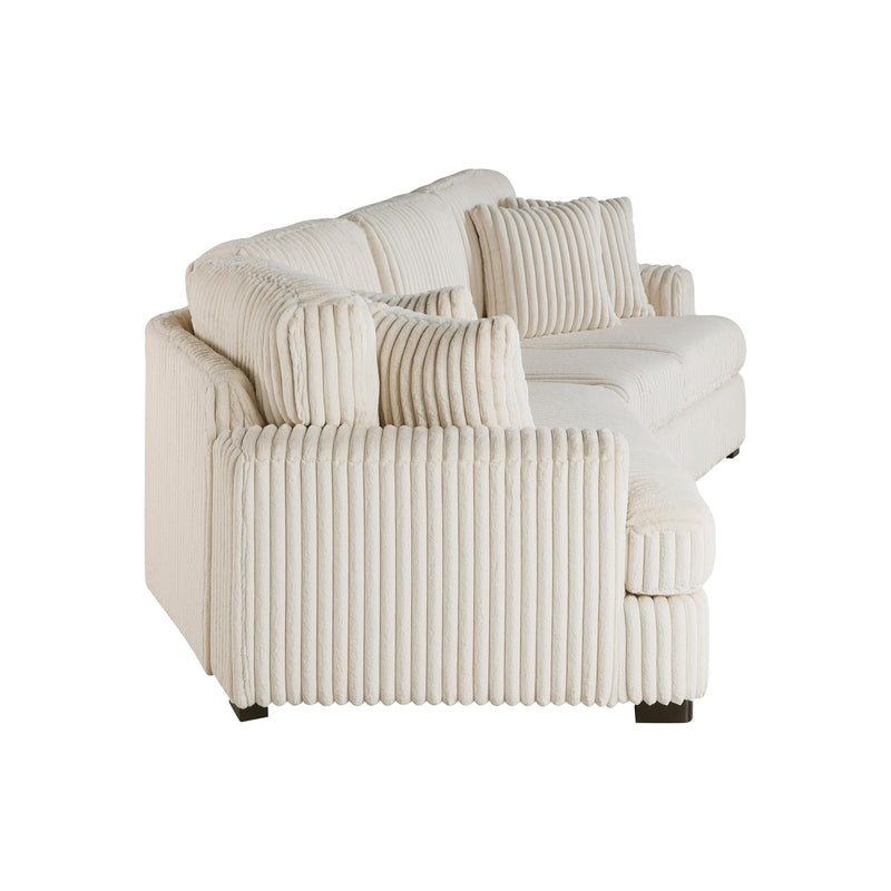 Homelegance 9623BE*2LU2R 2 pc Sectional with Left Cuddler IMAGE 3