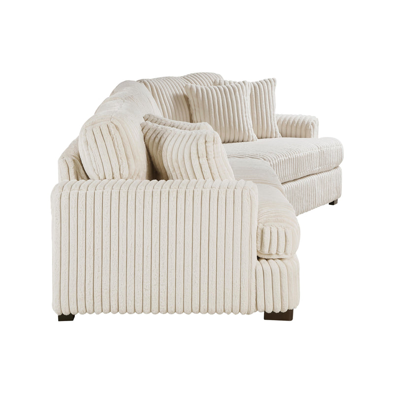 Homelegance 9623BE*22LRU 2 pc Sectional with Right Cuddler IMAGE 3