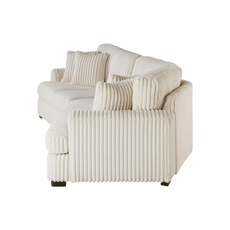 Homelegance 9623BE*22LRU 2 pc Sectional with Right Cuddler IMAGE 4