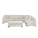 Homelegance 9623BE*5LU2R 5 pc Sectional with Left Cuddler and Ottoman IMAGE 2