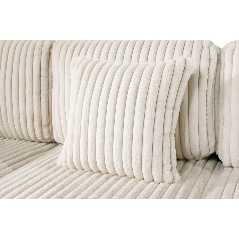 Homelegance 9623BE*5LU2R 5 pc Sectional with Left Cuddler and Ottoman IMAGE 5