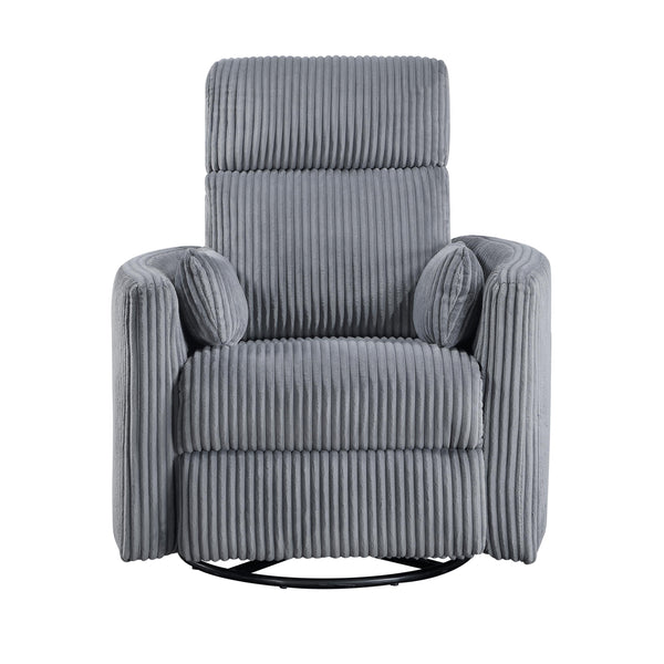 Homelegance Traverse 8555GY-1SW Swivel Glider Reclining Chair IMAGE 1